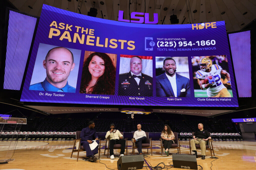 The Noah Wyle Foundation is proud to have supported the 3rd Annual Planting Seeds of Hope event Tuesday, February 24, at the LSU Pete Maravich Assembly Center (PMAC).